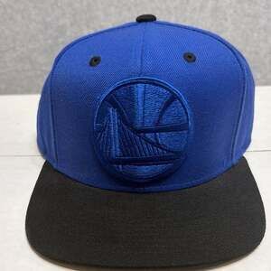 Mitchell & Ness Golden State Warriors Blue Adjustable Snapback Hat NWT